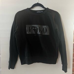 Polo by Ralph Lauren Black Crewneck Sweater